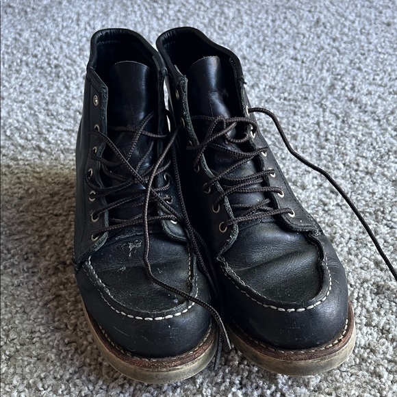 Red Wing Shoes Shoes - Red Wing Shoes Black Lace Up Boots